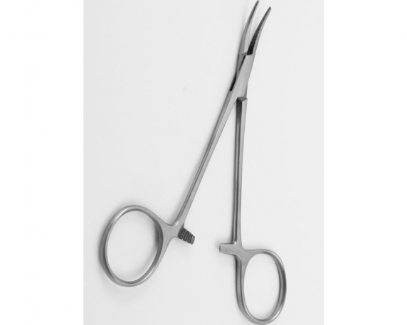 فورسپس موسکیتو نوک باریک سر کج